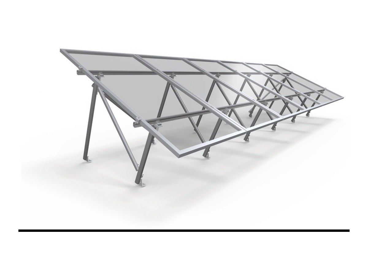 Estructura de aluminio Unirac para paneles solares
